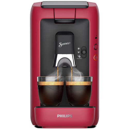 Philips Senseo Maestro CSA260/91 - Machine à café à dosettes, Réservoir 1,2 L, Rouge