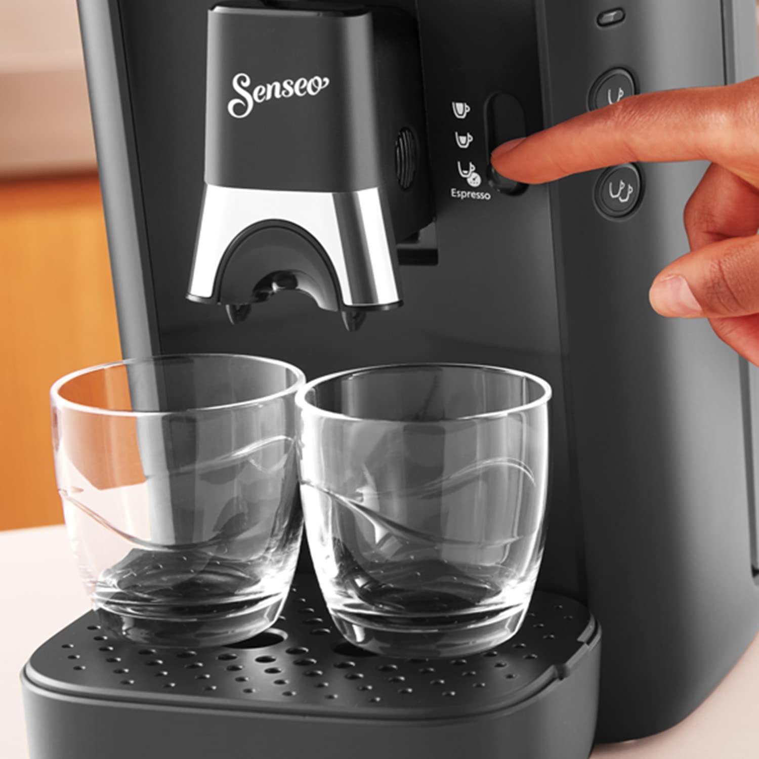 Philips Senseo Maestro CSA260/61 - Machine à café à dosettes, Réservoir 1,2 L, Noir