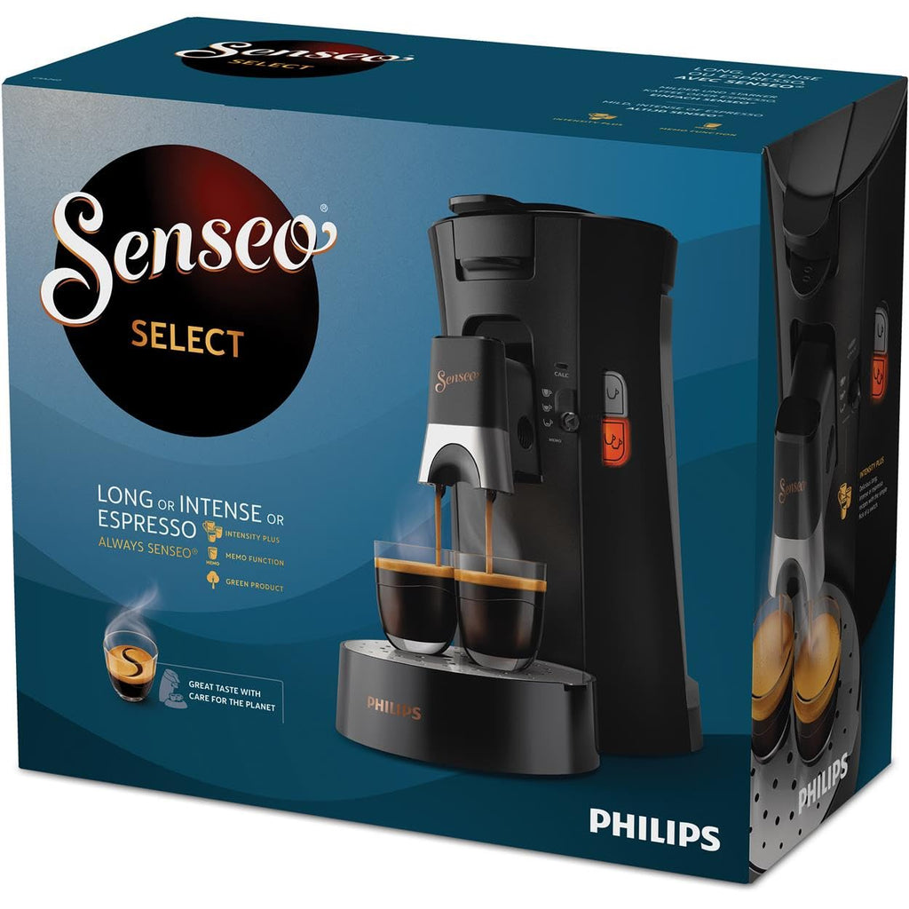 Philips Senseo Select CSA240/61 - Machine à café à dosettes, Intensity Plus, Noir