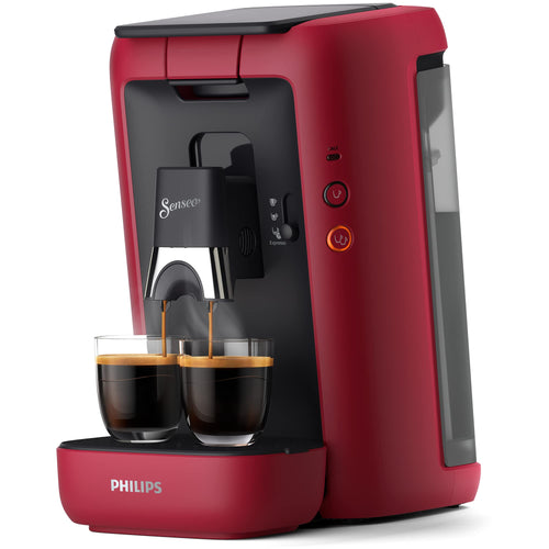 Philips Senseo Maestro CSA260/91 - Machine à café à dosettes, Réservoir 1,2 L, Rouge