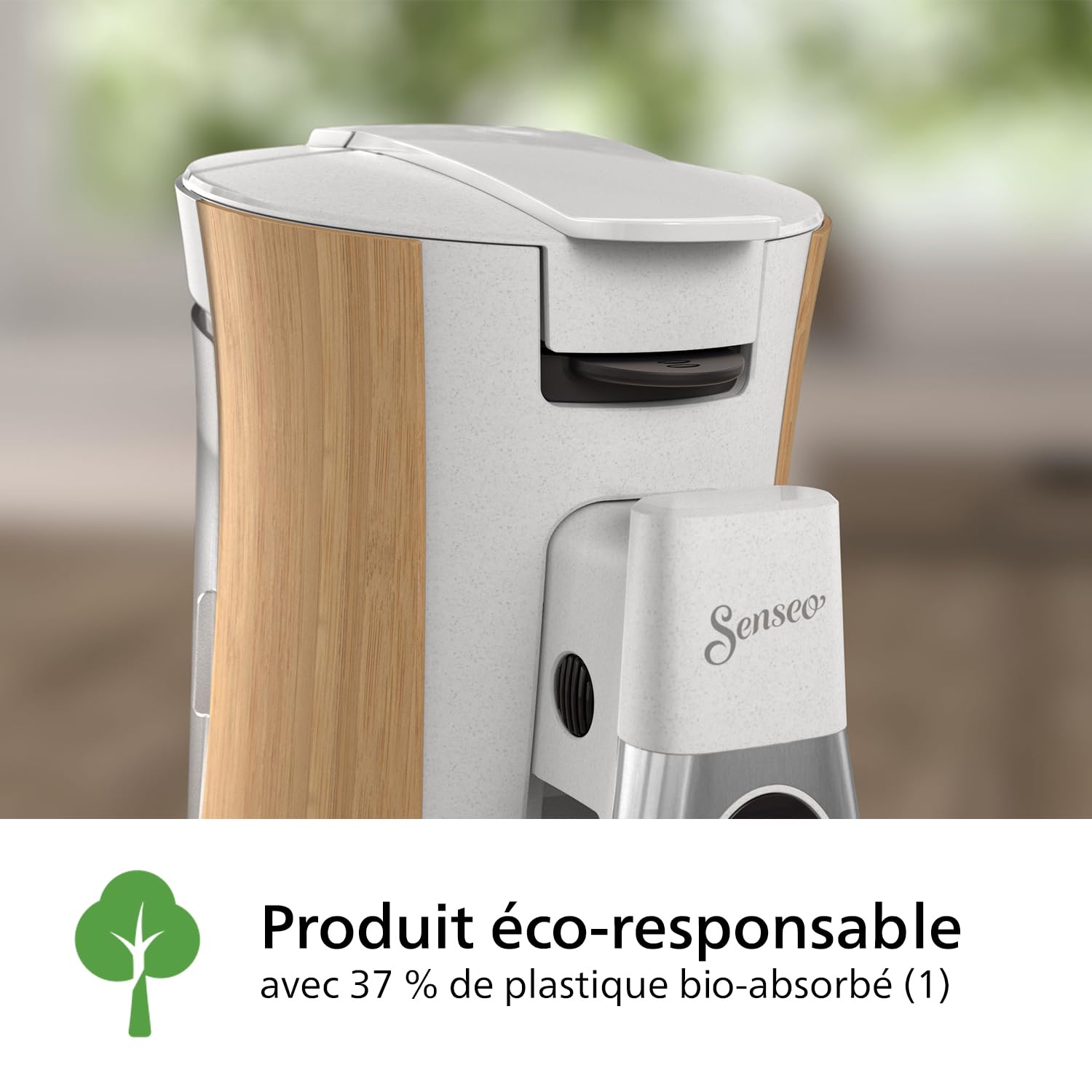 Philips Senseo Select CSA240/06 - Machine à café à dosettes, 3 intensités, Blanc soie