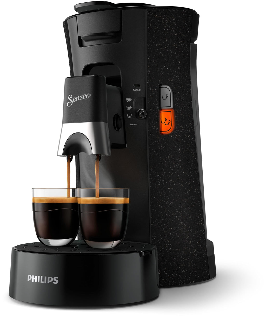 Philips Senseo Select Eco CSA240/21 - Machine à café à dosettes, Crema Plus, Noir