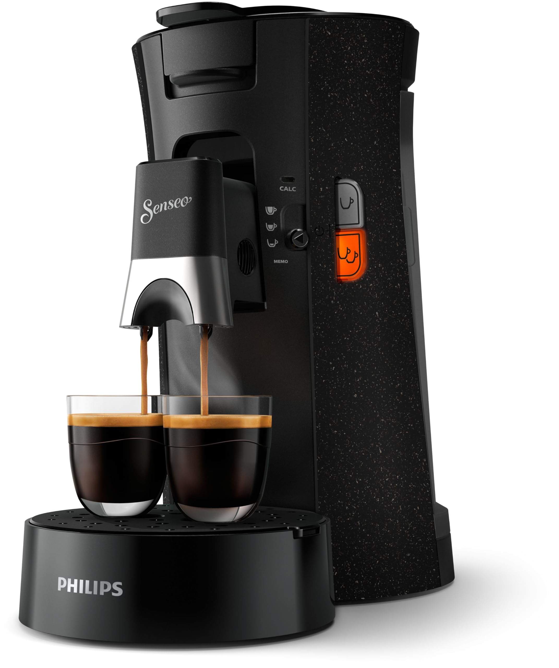 Philips Senseo Select Eco CSA240/21 - Machine à café à dosettes, Crema Plus, Noir
