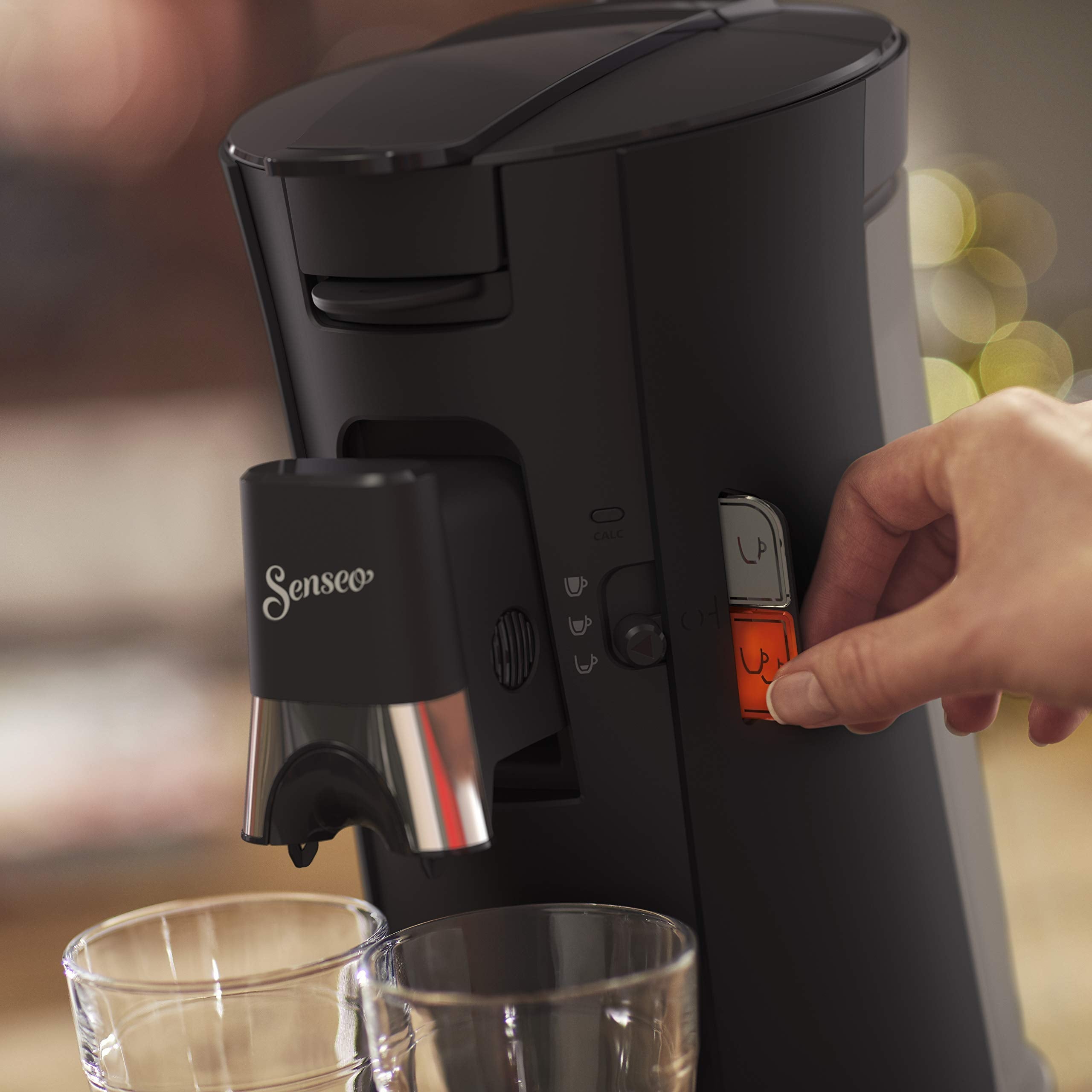 Philips Senseo Select CSA240/60 - Machine à café à dosettes, Fonction Memo, Noir