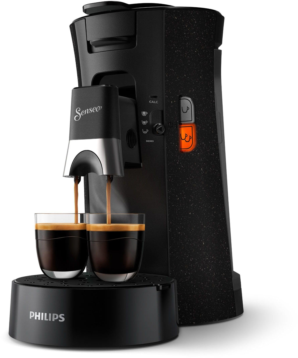 Philips Senseo Select Eco CSA240/21 - Machine à café à dosettes, Crema Plus, Noir