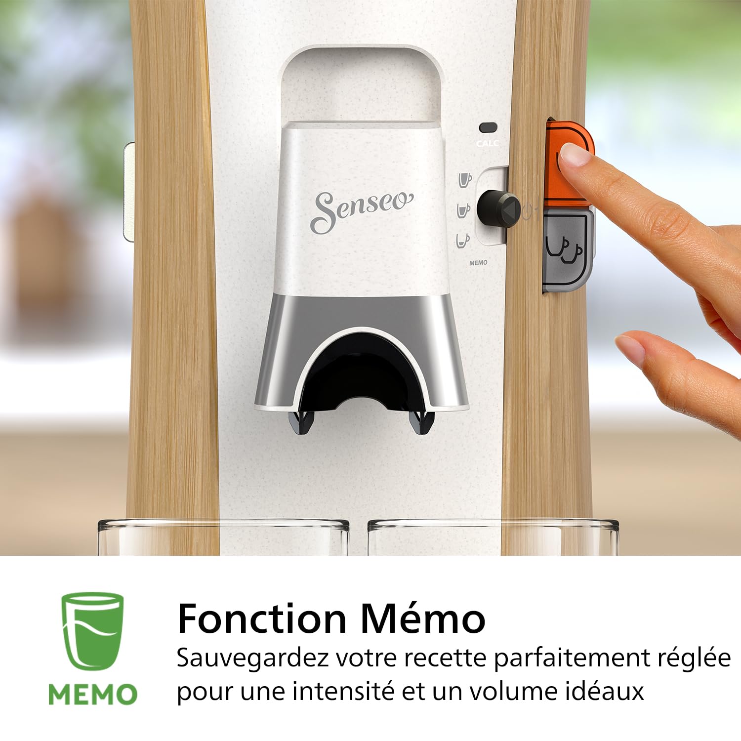 Philips Senseo Select CSA240/06 - Machine à café à dosettes, 3 intensités, Blanc soie